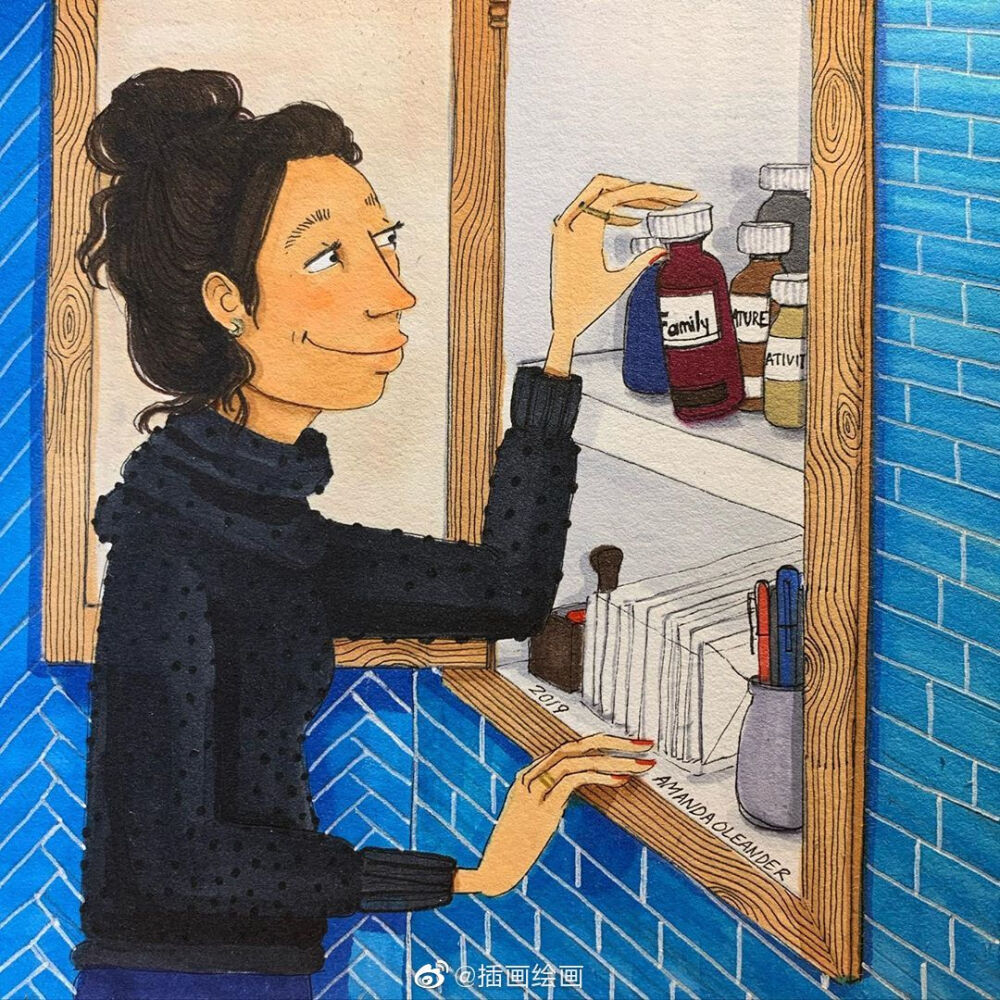 插画师： Amanda Oleander