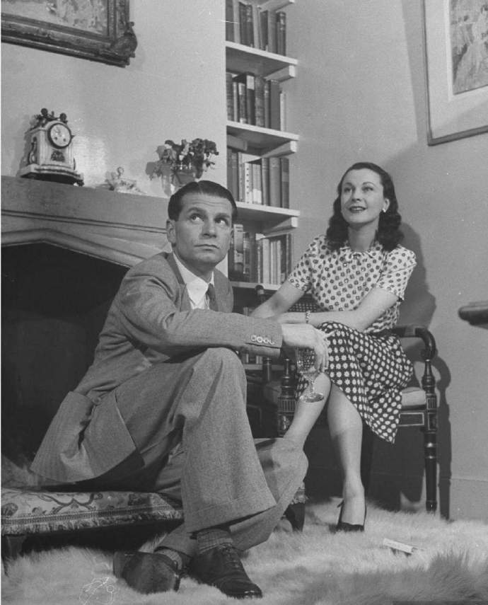 Viv and Larry At Home In London with 1946 