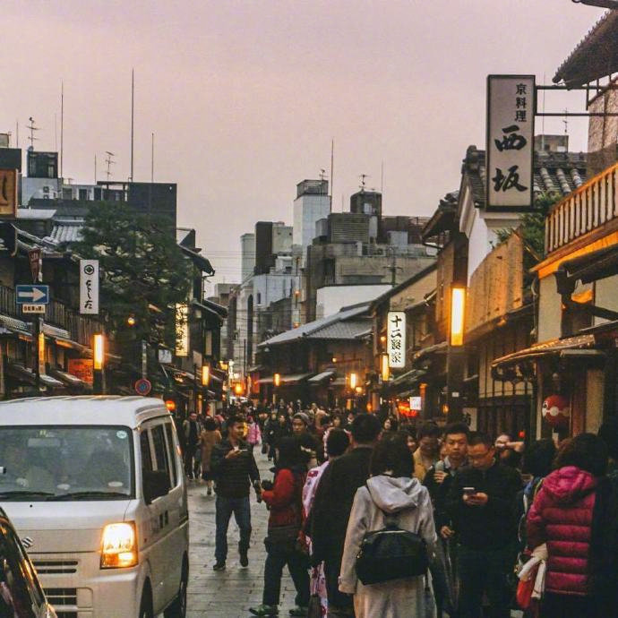 日本京都的街景