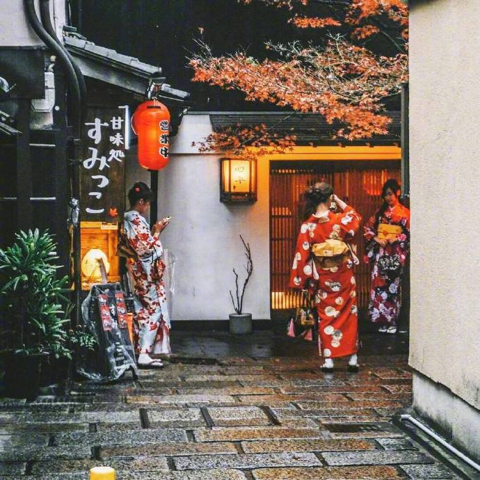 日本京都的街景