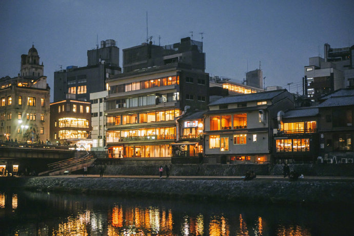 日本京都的街景