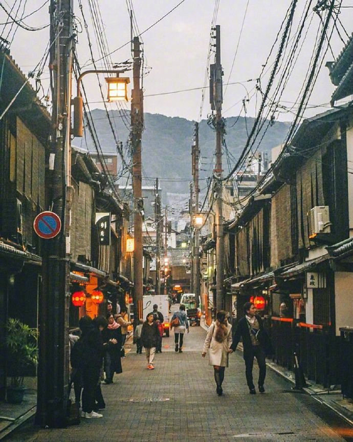 日本京都的街景