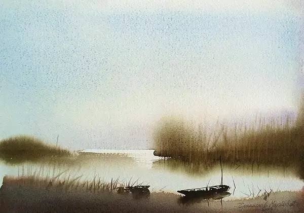 缥缈的水彩，塞尔维亚艺术家 Branislav Marković ​​​