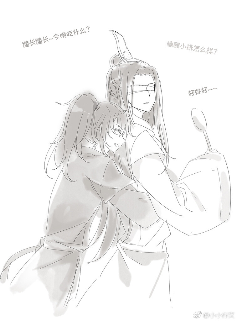 ＃魔道祖师 薛晓 薛洋 晓星尘
〔画师〕小小作文