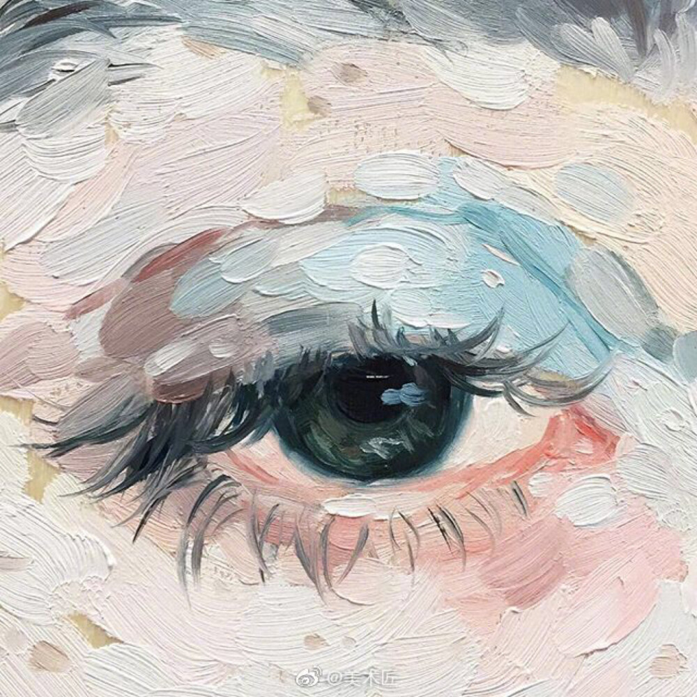 油画眼睛
