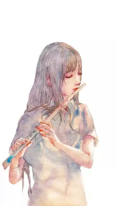 人物水彩插画