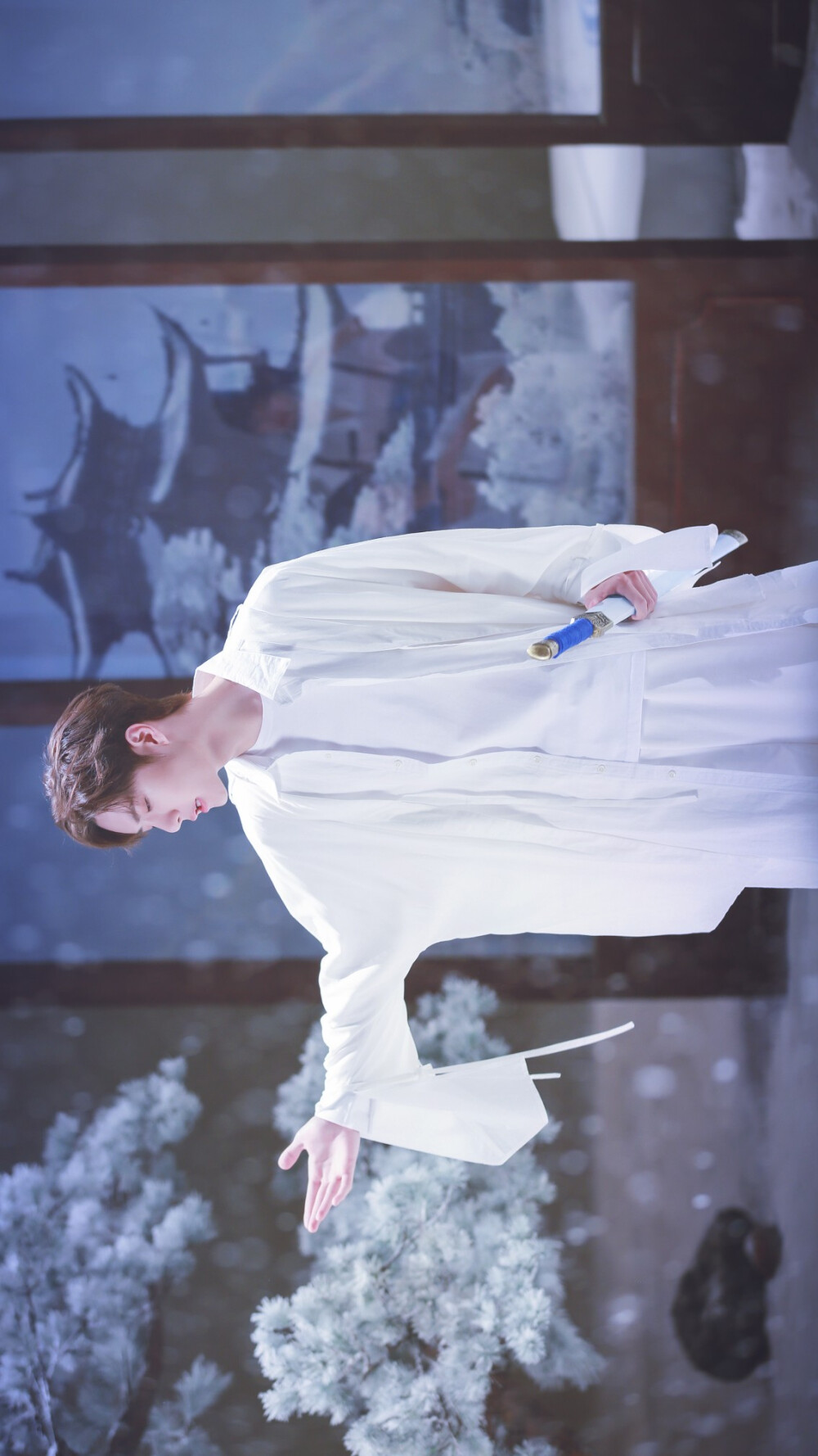 《说剑》花絮图 修图 @uniq-王一博 禁二改