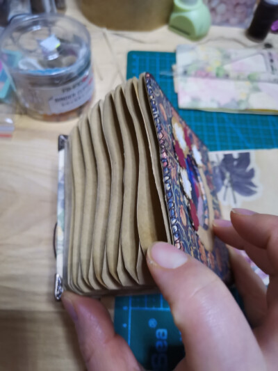 Junk journal迷你风琴收纳册