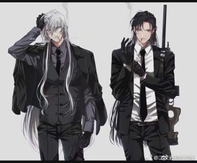 日本画师興路笔下的暴力cp，赤井秀一 X 琴酒 可帅可萌，我真的爱了
twi kmk_oc ​ ​​