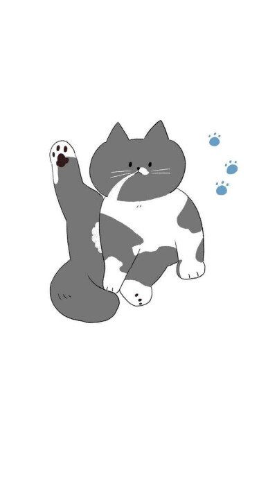 猫咪 插画 壁纸