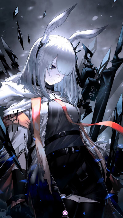 #明日方舟# 霜星-FROSTNOVA 画师：魔法書夫人