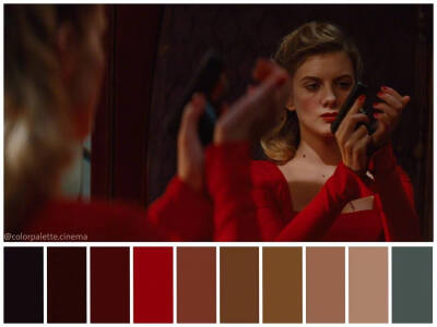 电影配色美学。ins：colorpalette.cinema