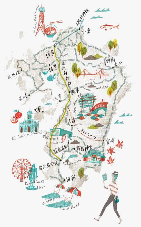 元素 手绘 日本