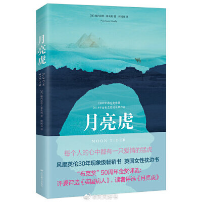 【新书】《月亮虎》是英国著名作家佩内洛普·莱夫利的长篇小说，出版于1987年，获当年布克奖这。是一部爱情小说，更是一部女性成长小说。一位女性的个人史何以成为世界史？面对生活和命运，女性该如何掌控自己的人生…