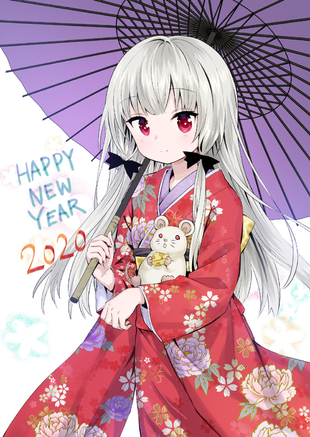 邻家的吸血鬼小妹——2020——鼠年，新年贺图
P站：78654343 | 画师：甘党 