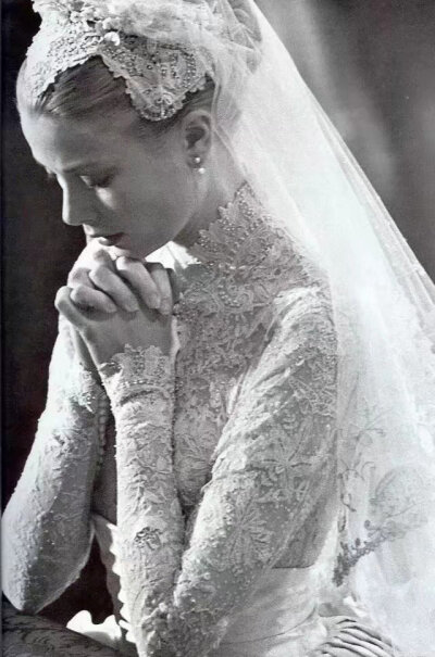 1956年大婚的摩纳哥王妃 ​