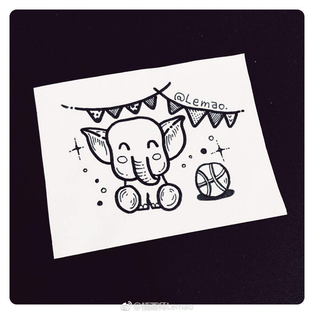 【手绘】一组萌萌哒可爱手帐简笔画~ （作者： 插画师Lemao ）