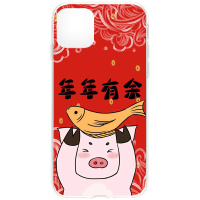 中国风新年小猪祝贺语 苹果XR iphone 11 XS Max i7 plus 手机壳