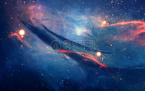 科幻星空背景图片素材