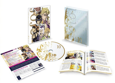 JOJO的奇妙冒险 黄金之风 BD＆DVD初回版 各卷封面