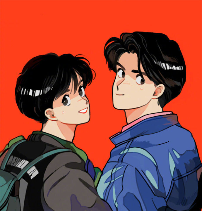 日本90后插画家山根庆丈，昭和风插画 ​​​