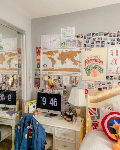 精致女孩的卧室✨ins：twirlingpages