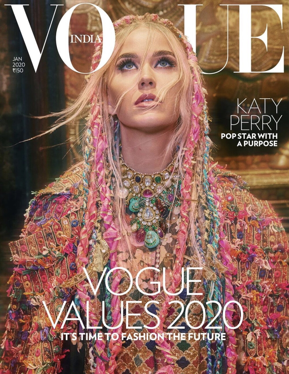 水果姐 Katy Perry 印度版《VOGUE》1月开年刊封面及内页
[weibo@KatyPerryMusic]