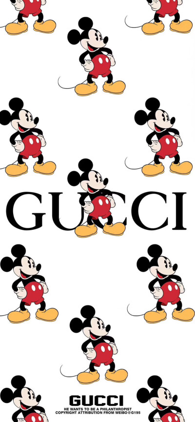 壁纸 米奇 迪士尼 米妮 米老鼠 唐老鸭 Gucci