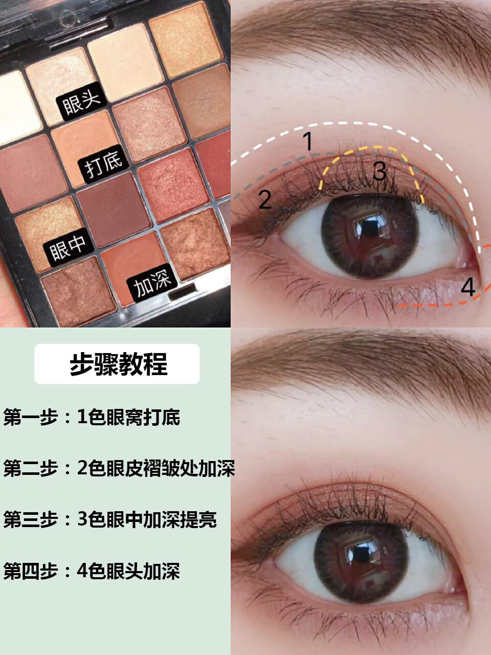 新手必看❗️
NYX16色眼影新年眼妆教程