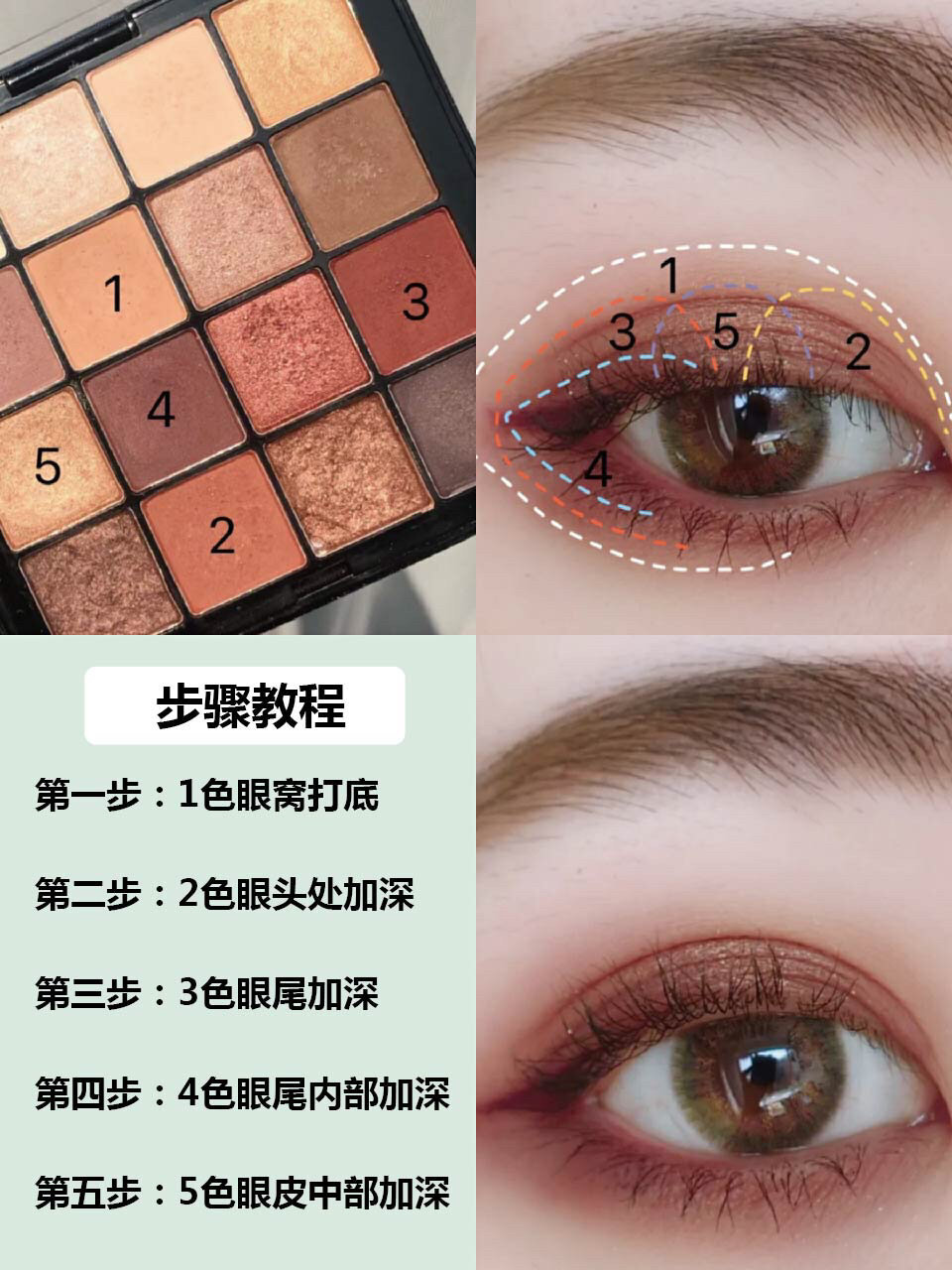 新手必看❗️
NYX16色眼影新年眼妆教程