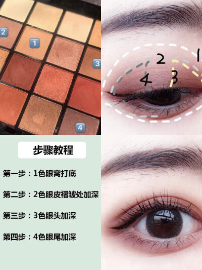 新手必看❗️
NYX16色眼影新年眼妆教程