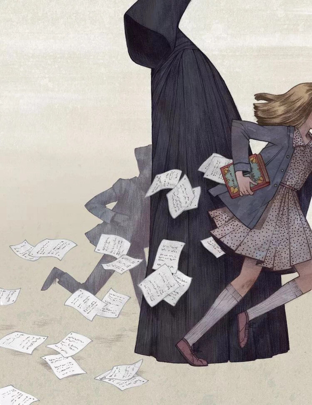 美国插画师 James Firnhaber ｜ The Book Thief 