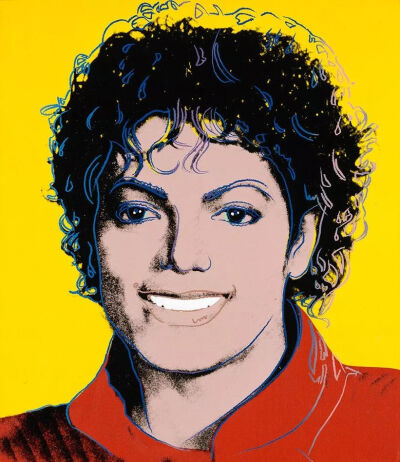 ▲ Michael Jackson 23, Andy Warhol, 1984
