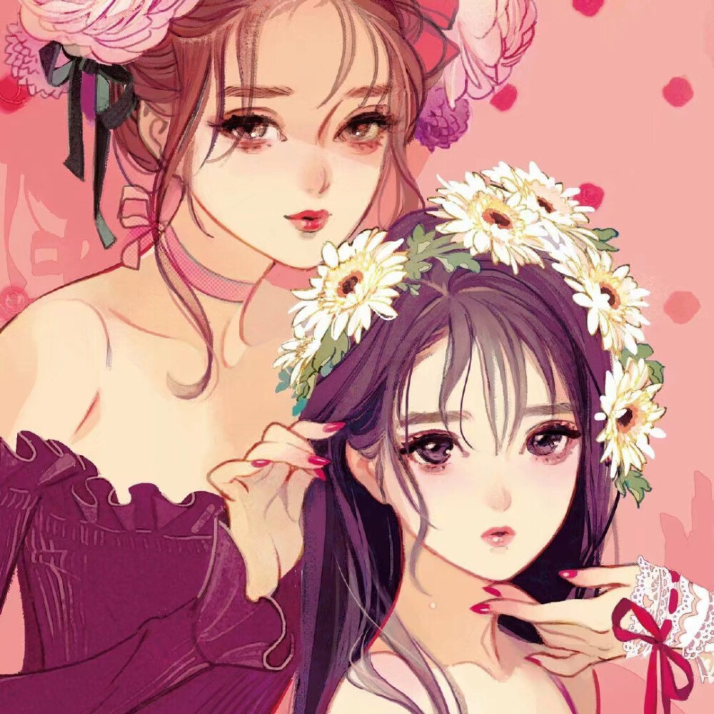 日本插画艺术家 マツオヒロミ笔下的少女