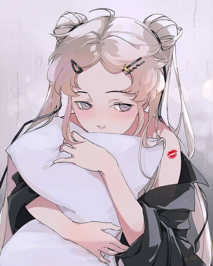 少女 插画 画师marmaladica