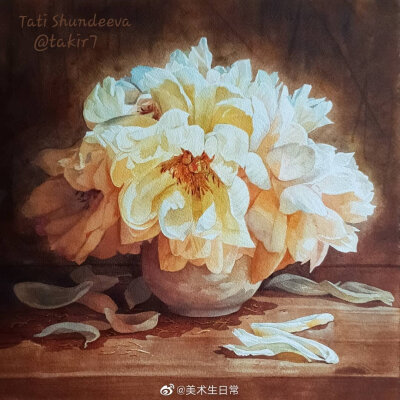 花花世界 · 俄罗斯水彩画家 Tati Shundeeva ​​​