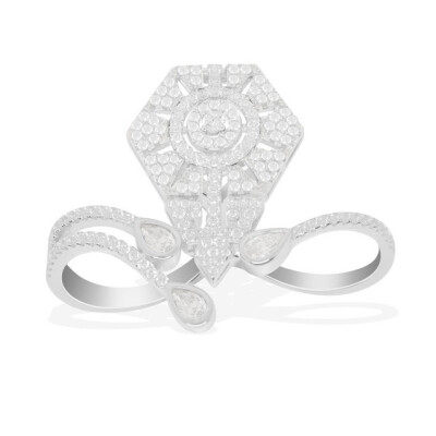 APM Monaco钻石白金戒指