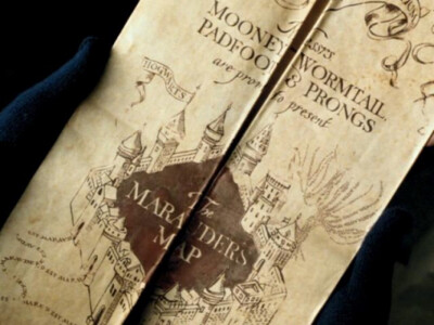 活点地图The Marauder's Map 制作者 月亮脸 虫尾巴 大脚板 尖头叉子