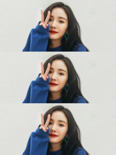 杨幂稀有三宫格美图