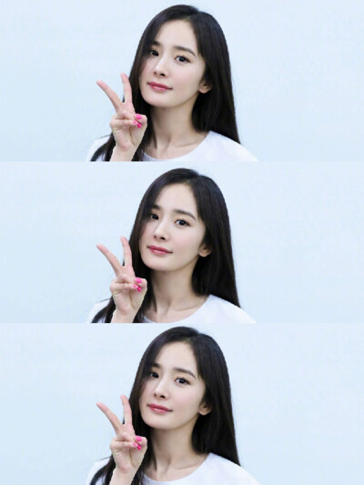 杨幂稀有三宫格美图