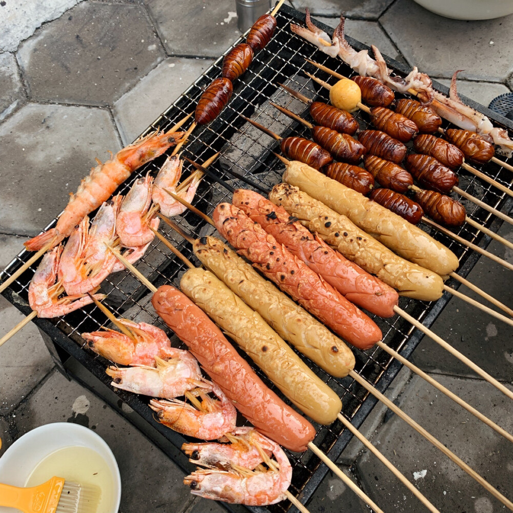 这些全是串的，累啊，吃的时候是嗨皮的，20190609。