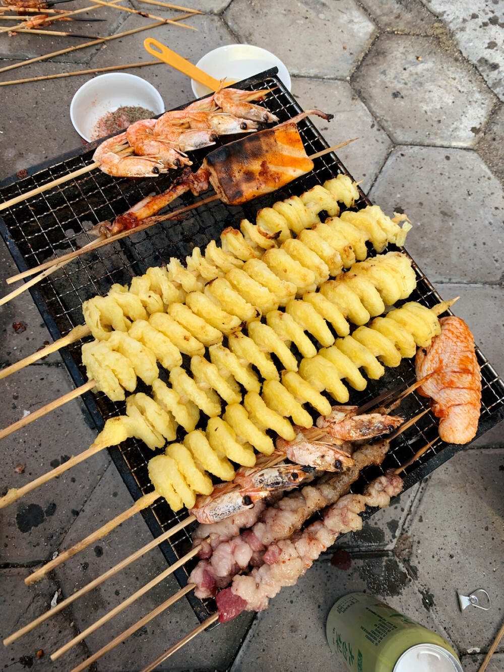 这些全是串的，累啊，吃的时候是嗨皮的，20190609。