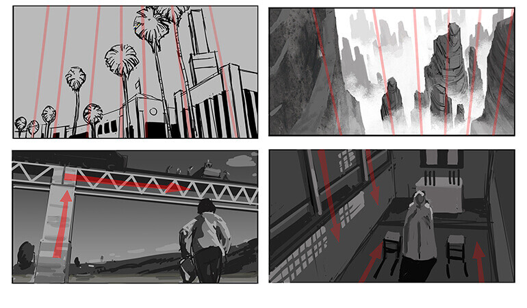 [干货]从零开始的视觉效果特训!-07期-通过三点透视制作图像