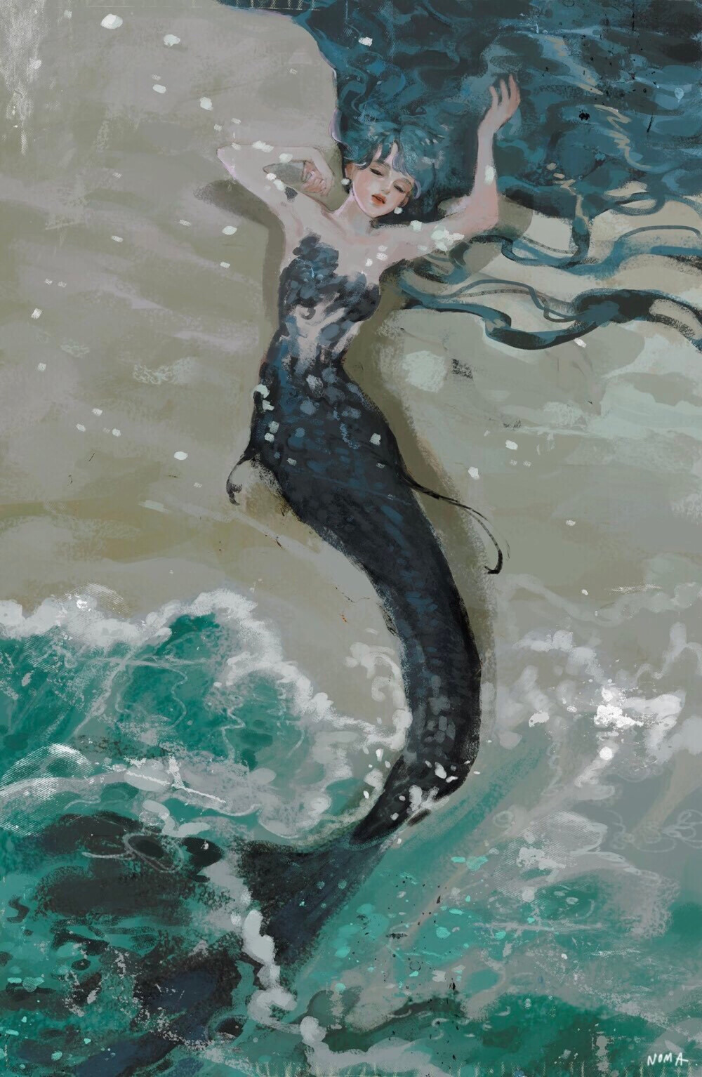 插画壁纸
韩国画师：NOMA