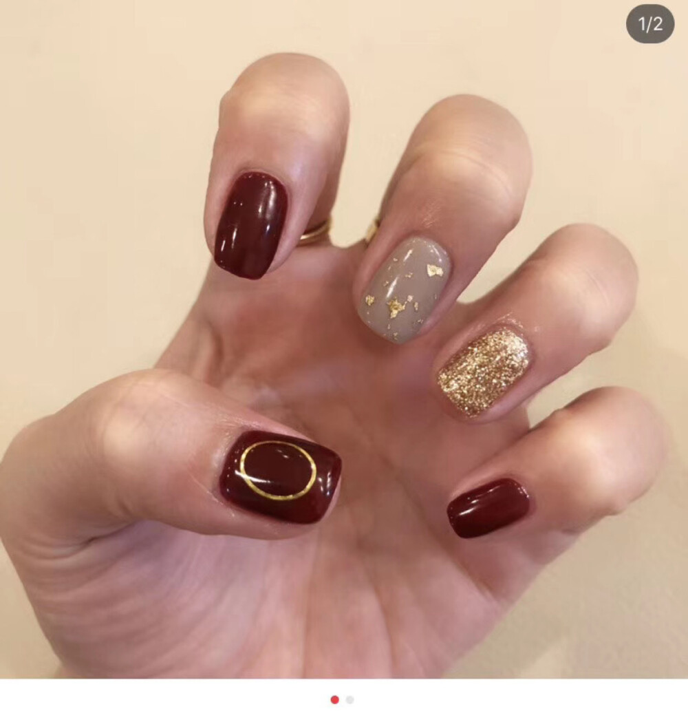 新年美甲，鼠于你的指间颜色