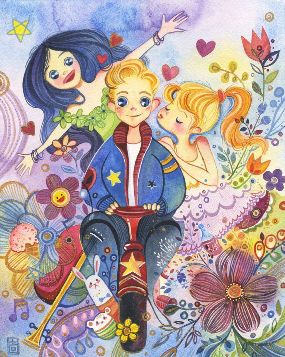 插画师 Alina Chau 