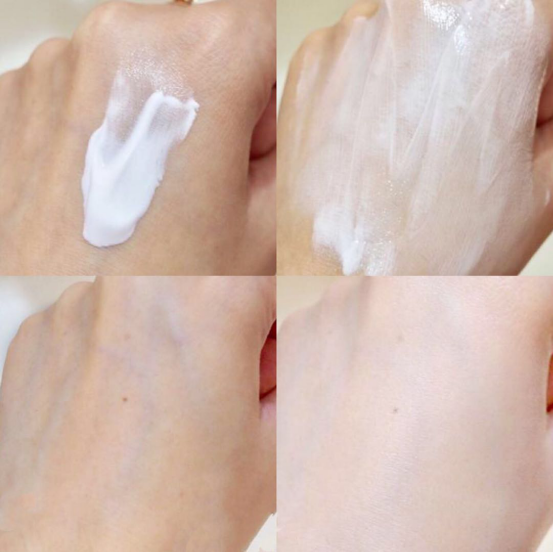 我终于有本命素颜霜了！！真正的水光肌就靠它了！！
 
北方的天气也是没谁了，闷热高温，刚出门脸就黏糊的受不了啦，已经完全抛弃了化妆的繁琐步骤，水、乳、素颜霜之后就能快速出门了
 
素颜霜不是粉底液也达不到一些遮瑕、防晒的效果，千万别杠，没人拦着你用粉底液！！
 
涂素颜霜最明显的是视觉上的变化，就是肤色提亮、均匀，没有纯素颜的暗沉、发黄，用后肤色变白变亮，普遍的素颜霜遮瑕效果都很细微，顺手用遮瑕笔点一下，就OK啦
 
如果你想用素颜霜的话，可以说说我最近用的这款Arctic Ocean虾青素滤镜霜，我不卖东西！！有兴趣就找马爸爸
 
出众之处是它的水光感，在提亮的同时能让皮肤看起来比较透润，不是很厚重的那种假白，如果上脸是“白墙”的感觉还不如不用！！
 
有点像奶油的质地，润润的、滑滑的，延展性很好
 
上手看一下效果，还没完全涂抹均匀的时候，就可以看到它的光泽感，大干皮也不用怕，素颜霜可以和乳液混合着涂，用了有滋润肌肤的效果，油皮涂完，扑一层散粉，一整天也不怎么出油
 
拍匀后过几分钟，肤色明显变白，不止一度，不是假白，是透和润，完全推开很轻薄，能依稀看到手背的血管，这样整体看起来就