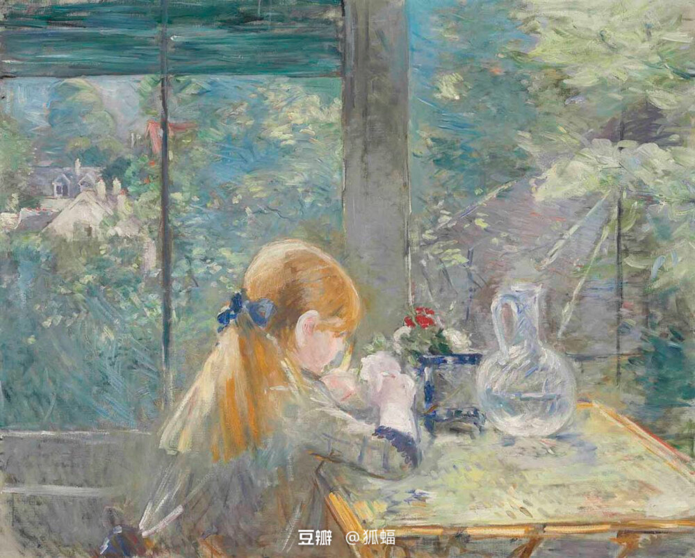 Berthe Morisot（1841-1895）
oil on canvas
pastel on paper
Painted in 1884-1896