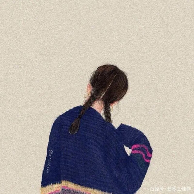 女孩•背影