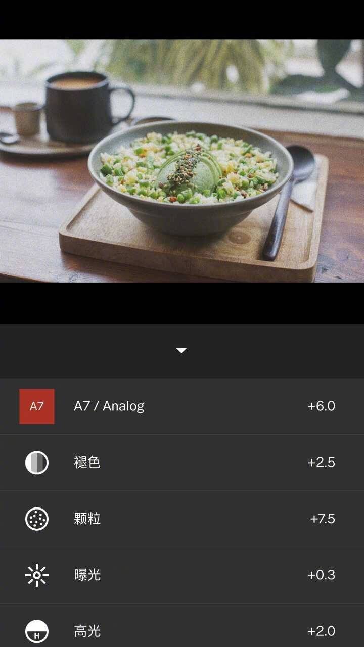 VSCO 日式食物调色参考 食物类最常用的几个滤镜是:【C2】【E1】【A6】【04】
cr. 任然然子 ​​​​